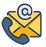 small contact yellow logo